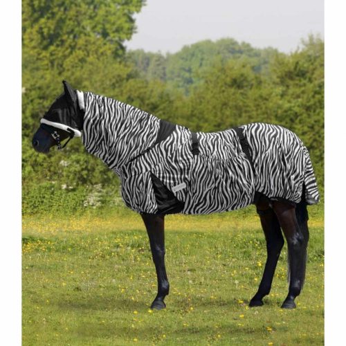 Waldhausen, Zebra ekcématakaró, fekete/fehér, 145 cm