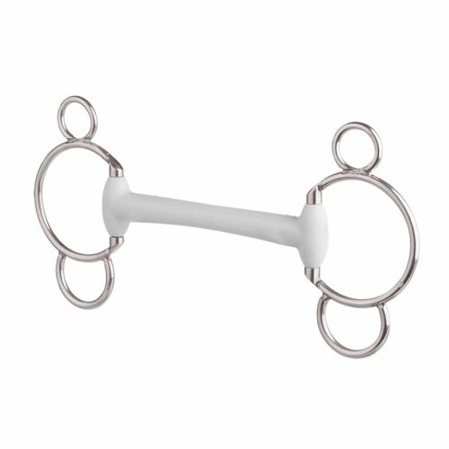 Beris 3-Ring-Bit Eggbutt Snaffle-vel