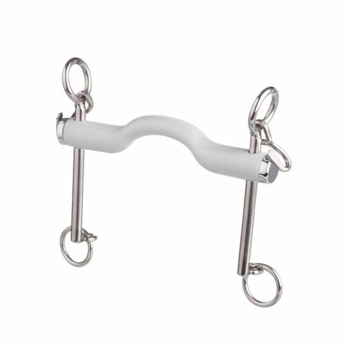 Beris Dressage Curb Bit, nyelves portos snaffle-vel