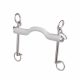 Beris Dressage Curb Bit, nyelves portos snaffle-vel